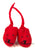 Tiger Solid Color Wool Booties, Red Booties, Well Done Goods