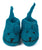 Tiger Solid Color Wool Booties, Dark Turquoise Booties, Well Done Goods