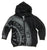 Manhole Cover Zip Hoodie, Toddler Size. Spirit of Detroit Kid's Sweatshirt, Black