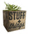 Stuff & Things Reclaimed Wood Planter, Desk Organizer