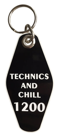 Technics and Chill, Room 1200 Motel Style Keychain, Well Done Goods
