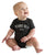 Techno Blvd. Baby Onesie, Black Detroit Text Creeper, Well Done Goods