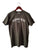Techno Blvd T-Shirt, silver on olive green. by Well Done Goods Detroit