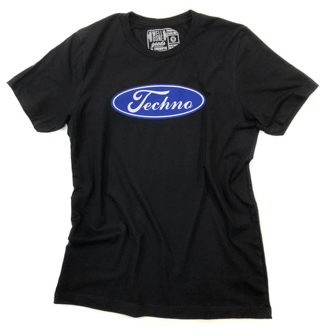 Techno Oval T-Shirt, Detroit Logo Parody