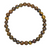 Tiger's Eye Stone Bead Mala Bracelet, 6mm