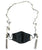 Tourmalinated Quartz Stone Chip, Labradorite, & Freshwater Pearl Beaded Mask Chain