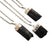 Black Tourmaline Point Pendant, Natural Stone Necklace, by Well Done Goods