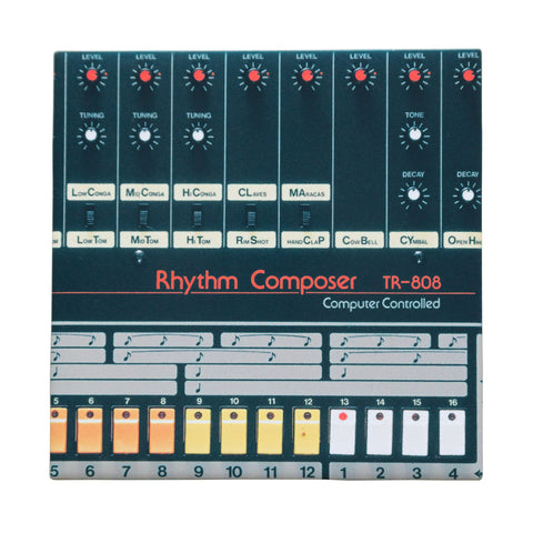 808 Drum Machine Drink Coaster