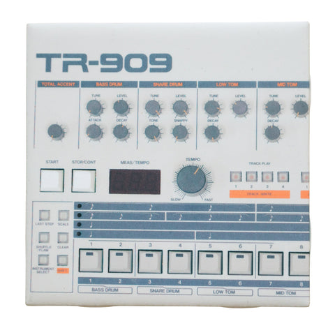 TR-909 Drum Sequencer Drink Coaster