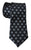 Transmat Necktie. Tiny Dot Logo Black Transmat Records tie, Detroit Techno.