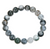 Tree Line Agate Stone Bead Mala Bracelet