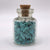Arizona Turquoise Tumbled Chips in Small Glass Bottle