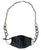 Black & White Labradorite Beaded Link Mask Chain
