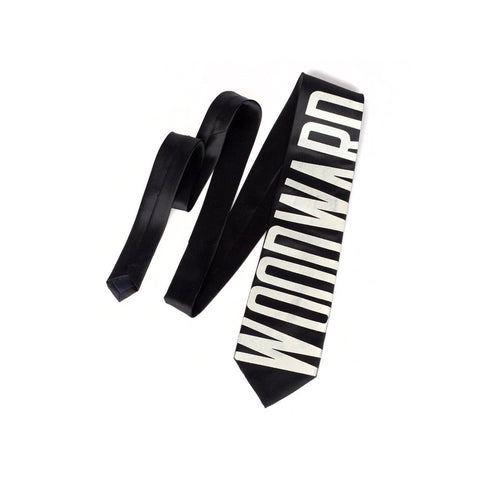 Detroit Bus Scroll Necktie with Street Name