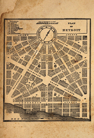1800's Plan of Detroit