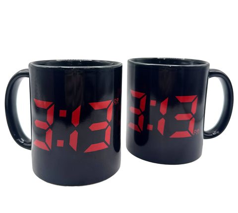 313 Ceramic Mug, LED Clock Numbers Coffee Cup: It's Always a GOOD TIME in Detroit!