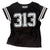 313 Detroit Stripe T-shirt, Front Print Women's Cut Shirt