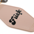 Close up shot of a motel style keychain with the text "Oh... Fuck it" on a white background.
