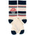 Pair of socks with text and checkered patterns on a white background. Text reads "With all due respect, fuck that."