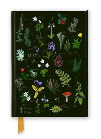 The Forest Floor Journal: Artist Anna Stead  Lined Paper Notebook by Flame Tree