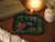 Hummingbird Vines Metal Trinket Tray