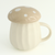 Mug with a mushroom-shaped lid on a white background.