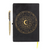 Astrology Wheel Journal with Black Obsidian Pen