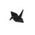 Origami Crane Incense Holders, ceramic bird incense holders