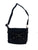 Detroit Rhythm D, Black Crossbody Canvas Strappy Bag