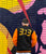 Detroit Rhythm Varsity Jacket, Black & Orange Letterman Style Fleece