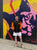 Detroit Rhythm Varsity Jacket, Black & Orange Letterman Style Fleece