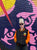 Detroit Rhythm Varsity Jacket, Black & Orange Letterman Style Fleece
