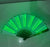 LED Fan, Light-Up Rave Fans. Large bright festival, party dance fan