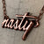 Nasty Necklace - Dodge Dynasty Automotive Emblem, Electroformed Copper