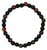 Triple Power: Red Tiger's Eye, Black Obsidian, and Lava Stone Bead Mala Bracelet