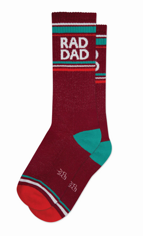 Rad Dad Socks, by Gumball Poodle. Made in USA!