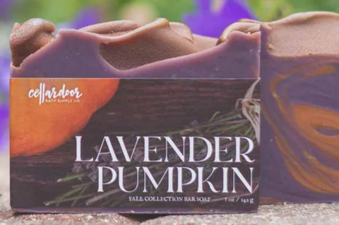 Cellar Door Bar Soap: Lavender Pumpkin