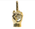 Gold Ceramic Middle Finger