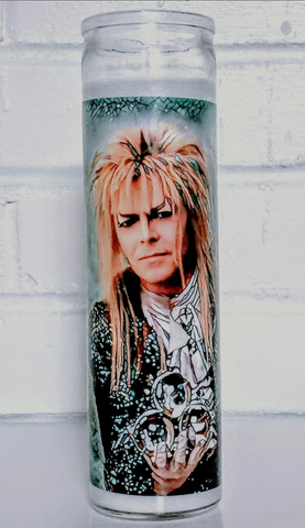 David Bowie Prayer Candle. Celebrity Saint Prayer Candle, by The Luminary and Co.