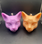 Triple Moon Cat Candle, 3d Cat Face Hand-Poured soy wax candle