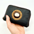 Leather Zip Wallet with Precious Stone Accent, by Atlas Goods