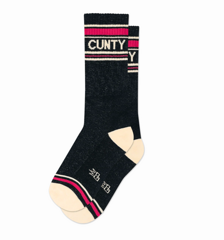 Cunty Socks, by Gumball Poodle. Made in USA!