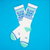 Bless Your Heart, Ribbed Gym Socks. By Gumball Poodle, Made in USA!