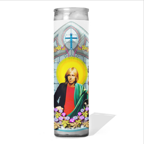 Tom Petty Prayer Candle. Celebrity Saint Prayer Candle, by The Luminary and Co.