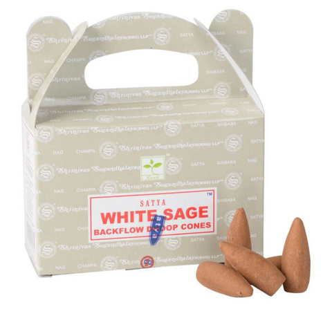 Satya Back Flow Incense Cones, Assorted Cone Incense Packs