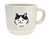 Cute Cat Coffee Mug, Tea Cup - Tux Kitty on White or Black