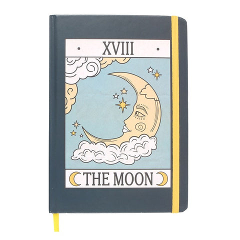 The Moon Vintage Tarot Notebook