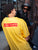Detroit Original T-Shirt - Never Fake It! Classic Red on Yellow