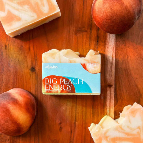 Big Peach Energy Bar Soap, by Cellar Door