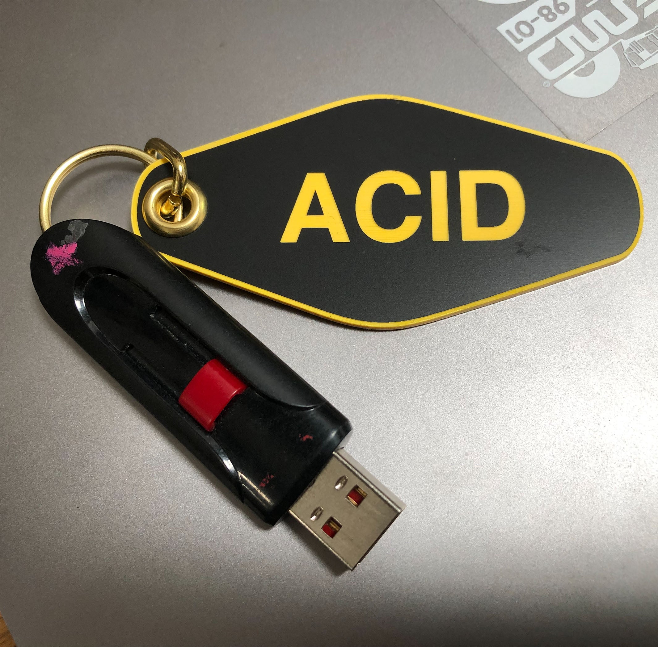 Acid Tags Computer Keychains – Well Done Goods, by Cyberoptix